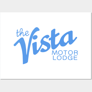 Hello Tomorrow! The Vista Motor Lodge Logo Posters and Art